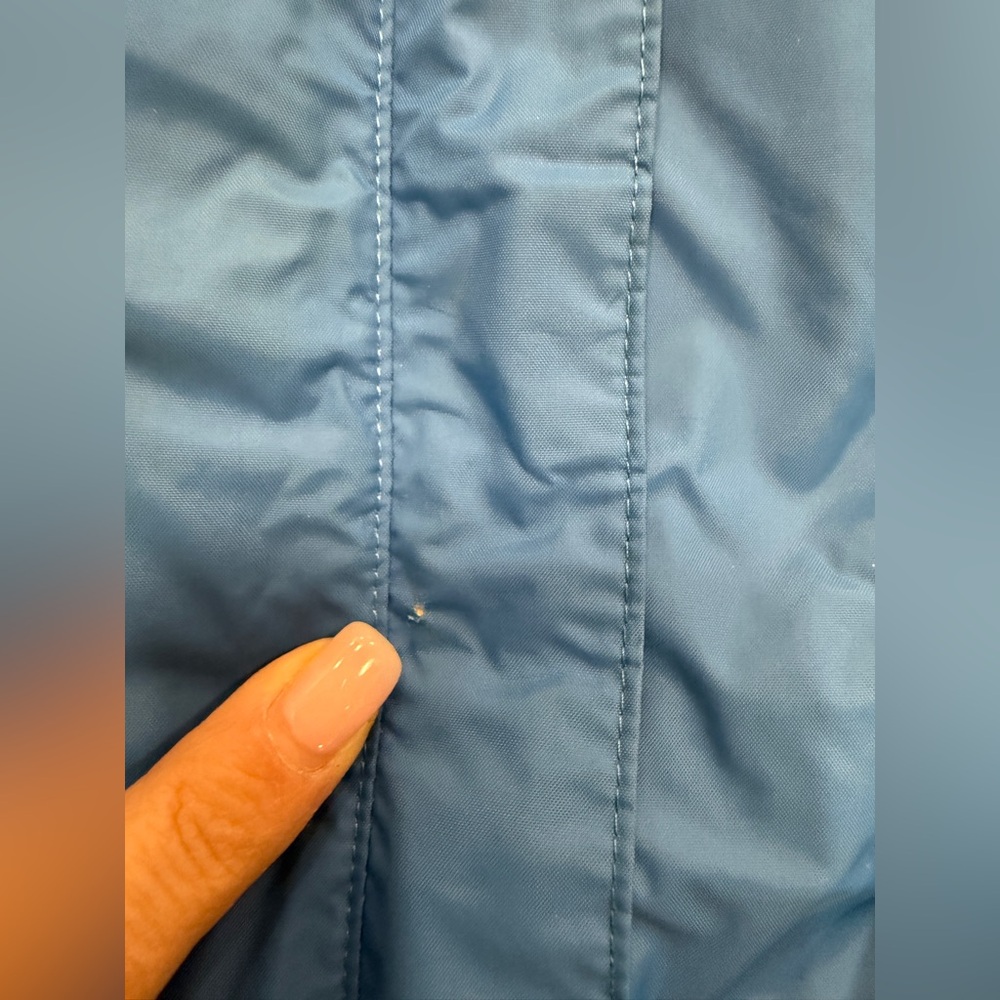 Columbia Blue Nylon Rain Jacket - Picture 5 of 8